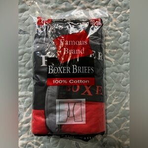 Famous Brand men size large NIP boxer briefs 3 pack